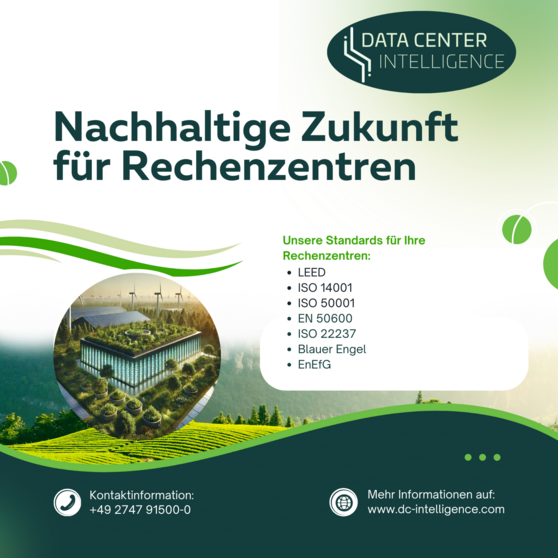 Nachhaltige Zukunft für Rechenzentren