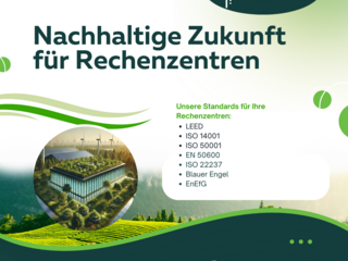 Nachhaltige Zukunft für Rechenzentren: Unser Beitrag zum Klimaschutz